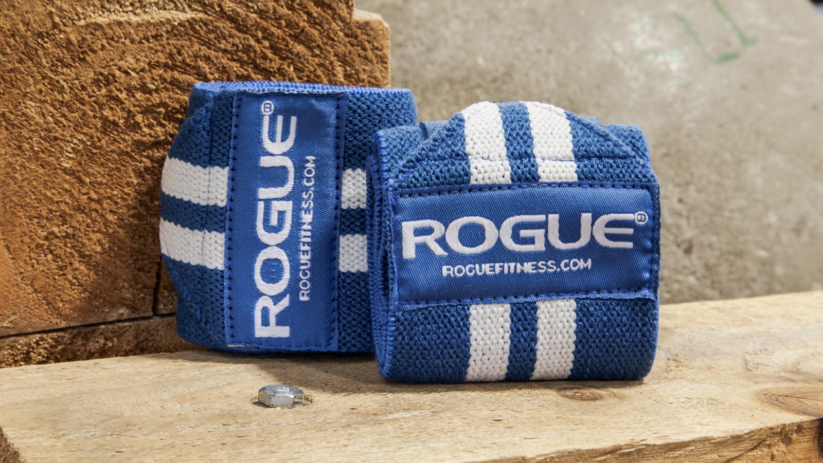 Rogue Wrist Wraps Blue/White Rogue USA